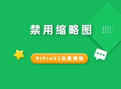 RiProV2美化-禁止生成缩略图